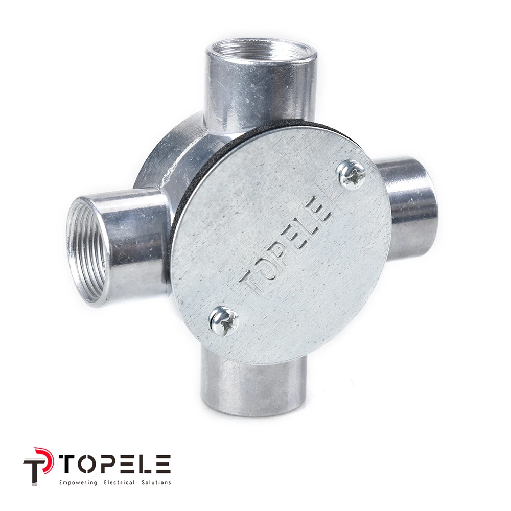 صندوق دائري لتقاطع ألومنيوم (رباعي الاتجاهات) 1