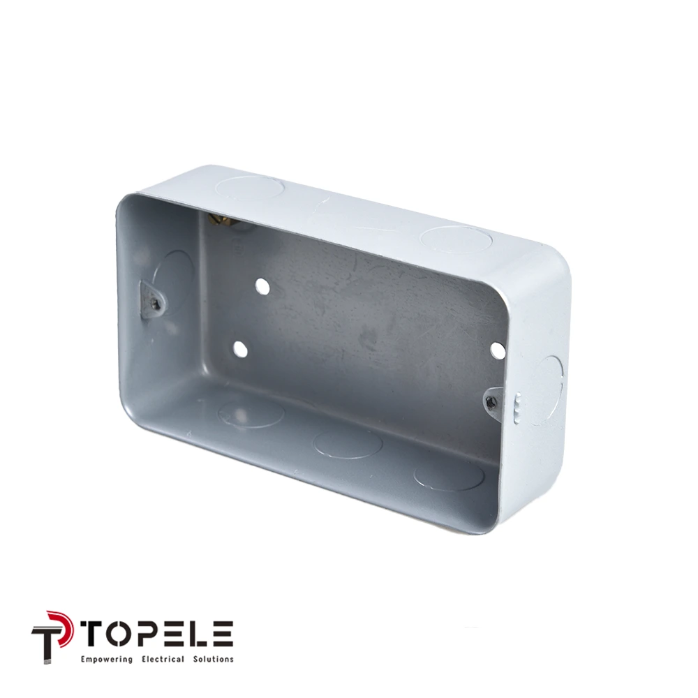 2 Gang Metal Clad Cavity Box 1