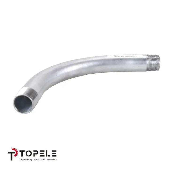Coude De Conduit électrique 1/2 Pouce - Raccord Rigide EMT/IMC, Acier, Pour Installation électrique