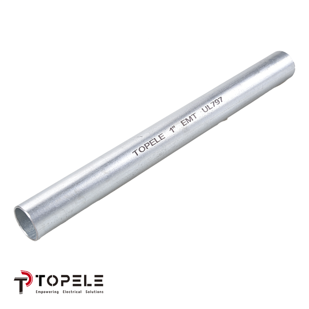 3/4 Inch 1 Inch Aluminum EMT Conduit Smooth Treat EMT Conduit and Fittings