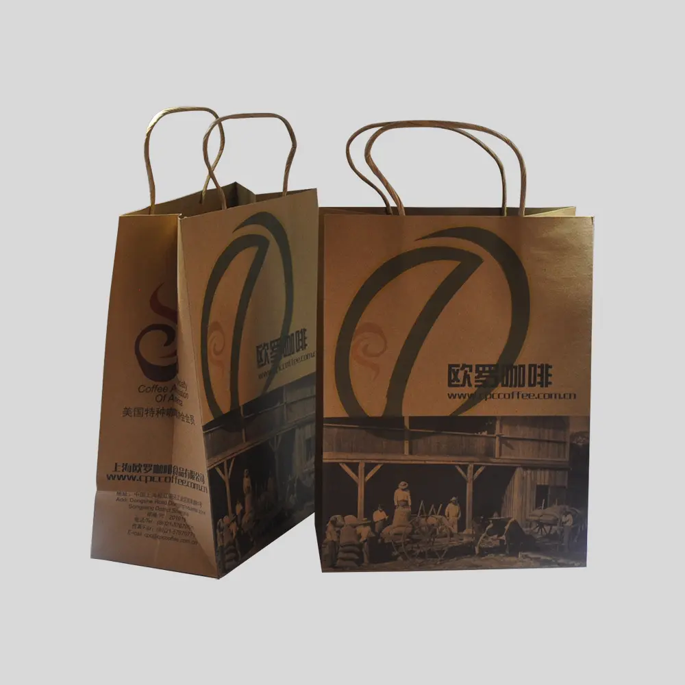 Brown Paper Shopping Bags Solutions Ouluo 2