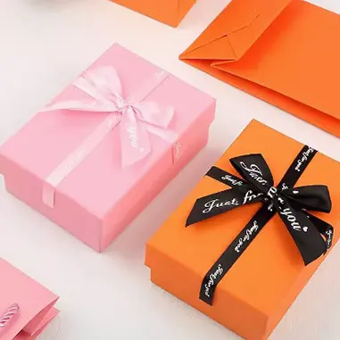 Caja de regalo navideña Caja de embalaje de tablero gris al por mayor - Yingmei 2