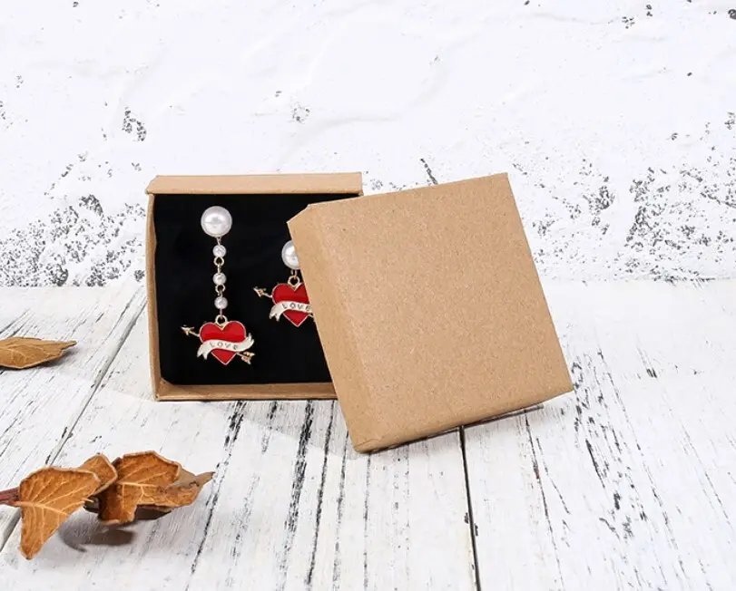Hot Custom Jewelry Boxes with Logo Gray Board Packaging Box Yingmei Brand 4