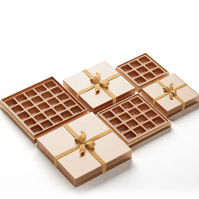 Yingmei Best Chocolate Plastic Box Packaging Scatola per imballaggio in cartone grigio 4