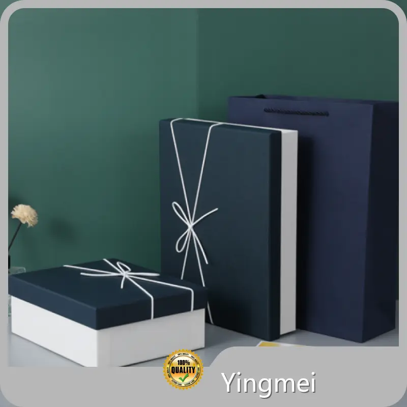 Cajas de embalaje de ropa rentables Caja de embalaje en forma de libro Yingmei Company 1