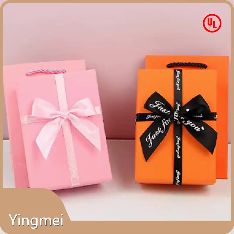 Caja de regalo navideña Caja de embalaje de tablero gris al por mayor - Yingmei 1