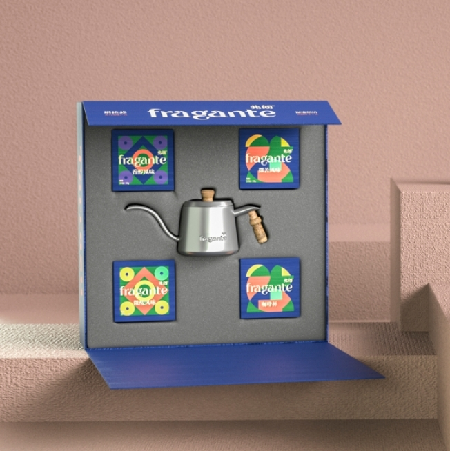 Aspetto squisito e lavorazione artigianale della scatola per l'imballaggio del caffè 1
