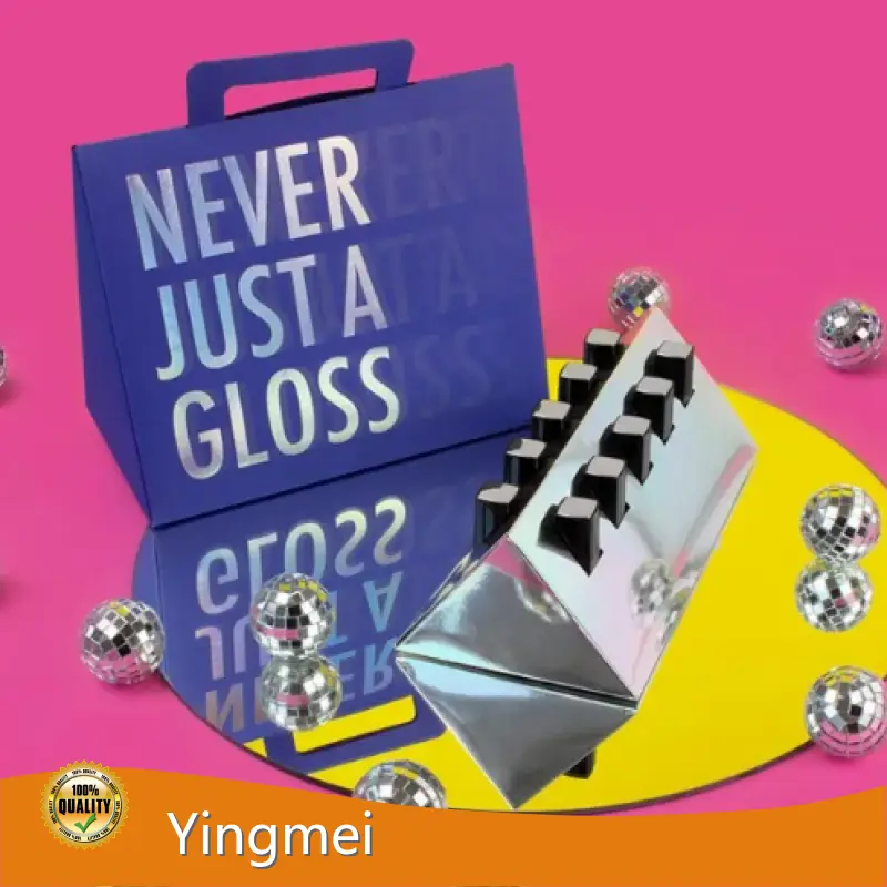OEM Packing Box Supplier Yingmei Gold/silver Cardboard Packaging Box 1