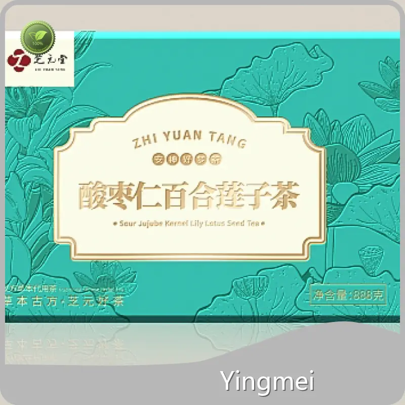 Caja de embalaje de té de papel personalizada Cash Yingmei 1