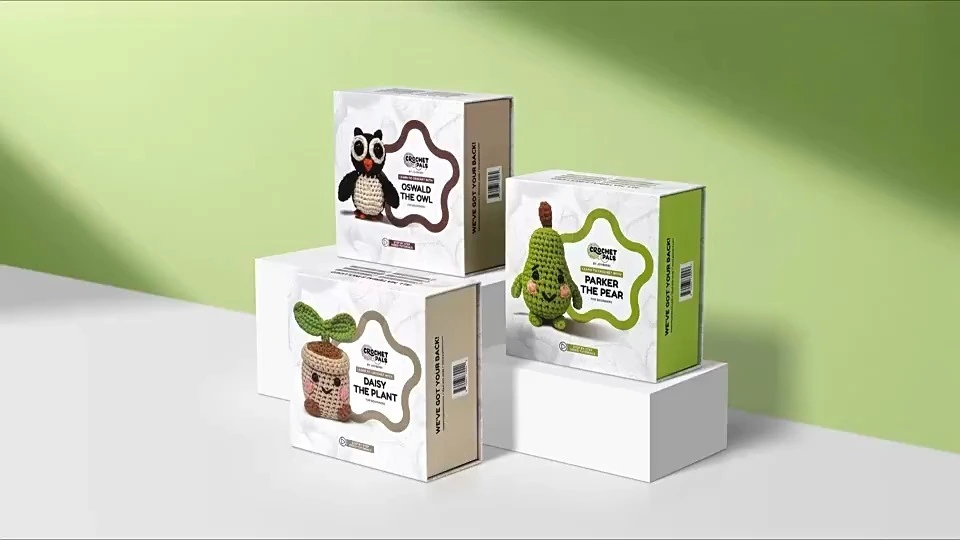صندوق التغليف ألعاب الكروشيه. 1