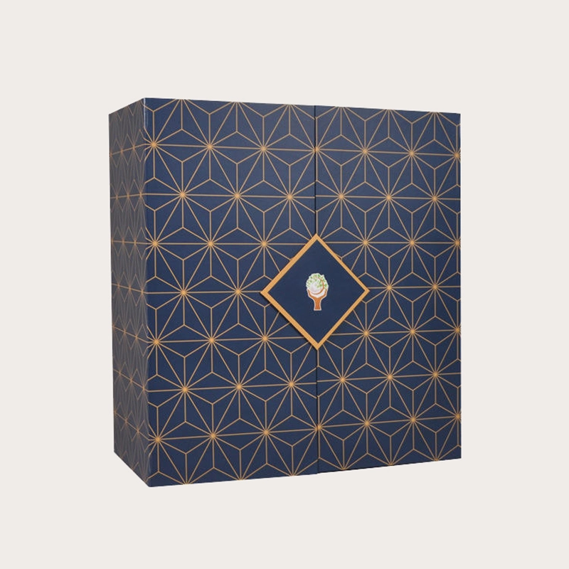 Caja de regalo de calendario navideño de lujo 1