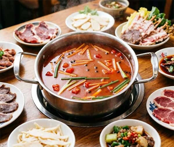 Red Sour Flavour Soup Base for Hot Pot Soup Base in Bulk 1