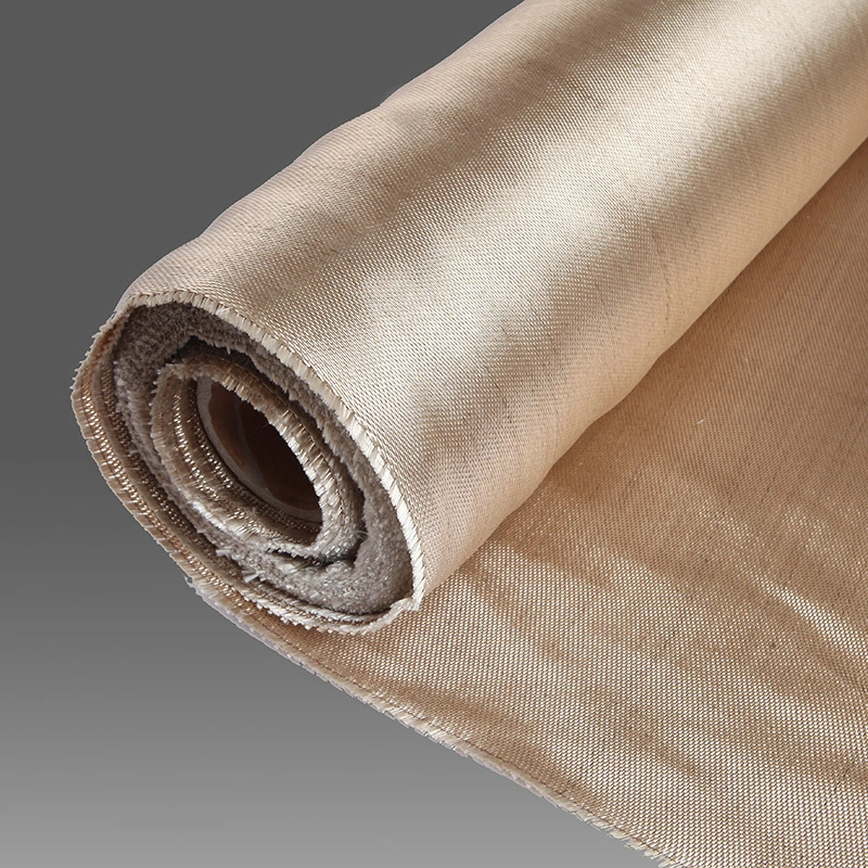 Heat Treated HT fiberglass fabric golden color corrosion resistance 1