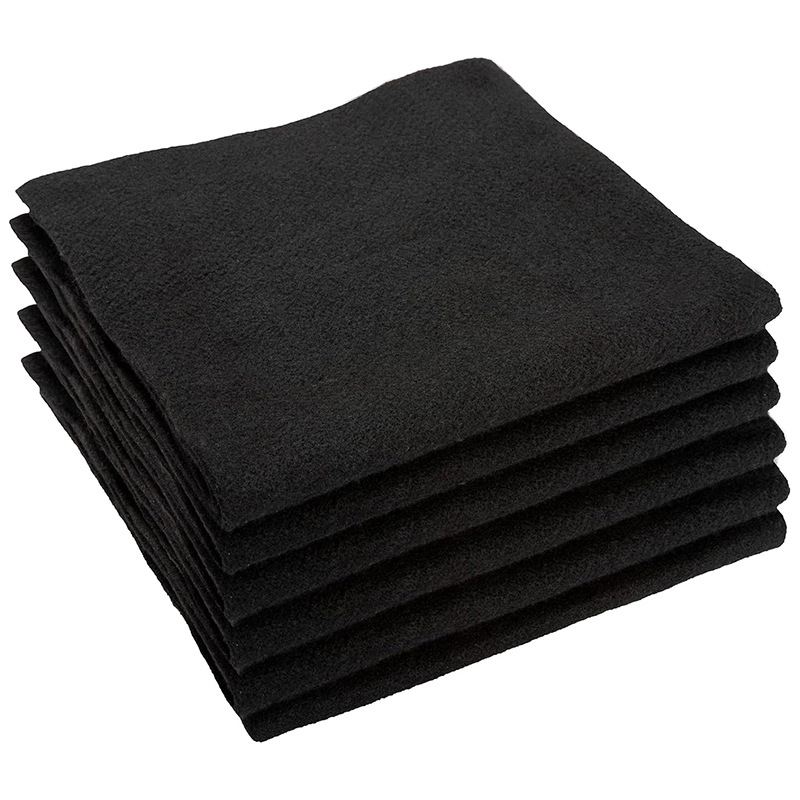 Carbon Fiber Felt Carbonized Fiber Welding Fire Blankets Fireproof Mats 1
