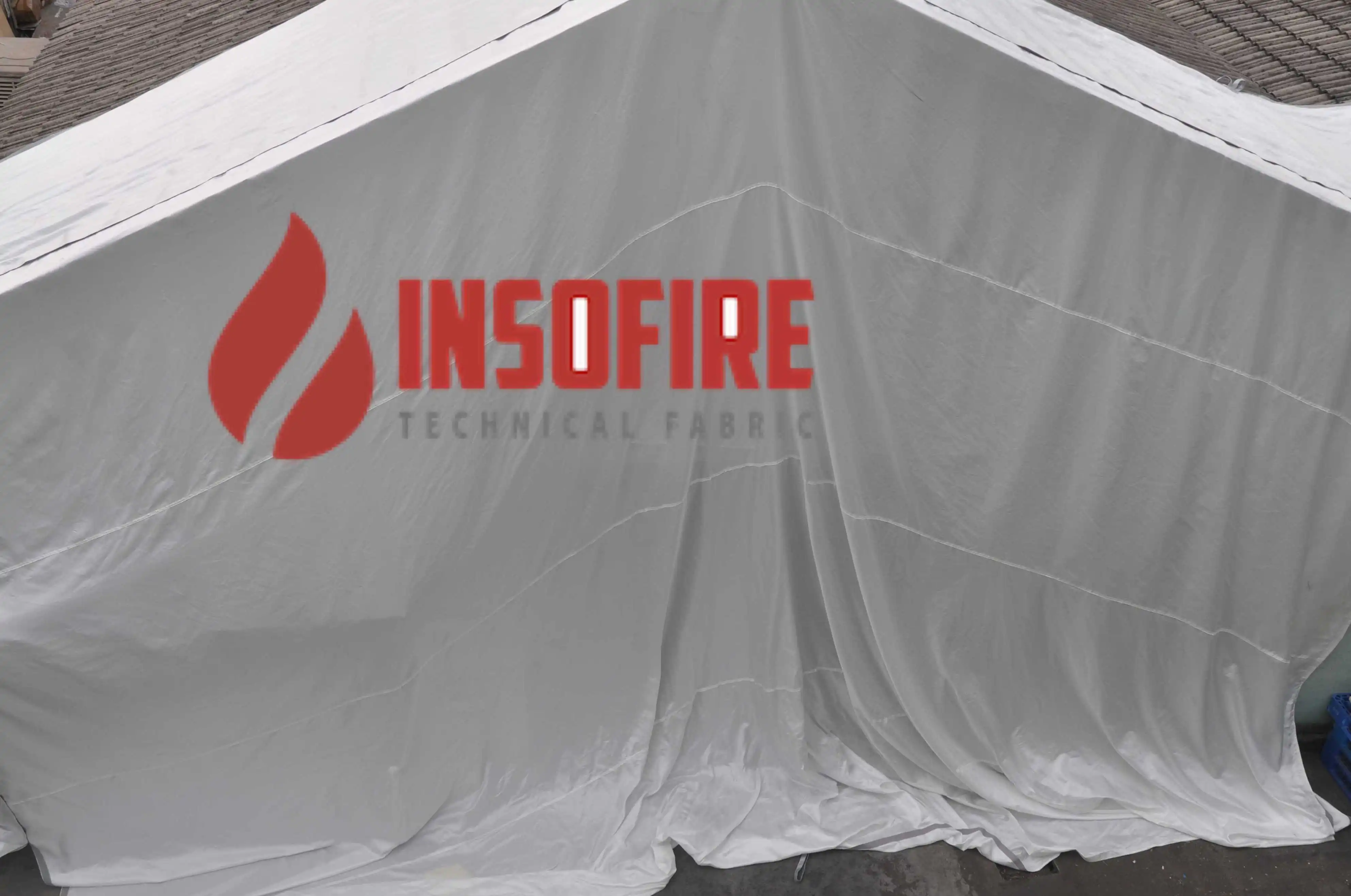 Whole-House Inflammable Structure Wrap Fire Blanket Rolls to Protect Homes, cabins, cars from wildfire 1