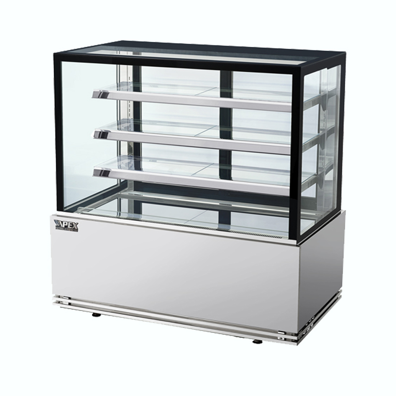 מקרר תצוגת מאפייה רצפתי (4 מדף ריבוע) 1