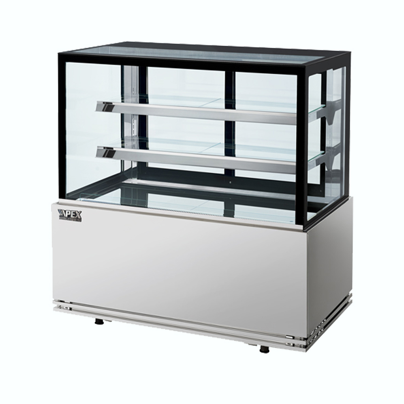 Vitrine à gâteaux sur pied (3 étagères carrées) 1