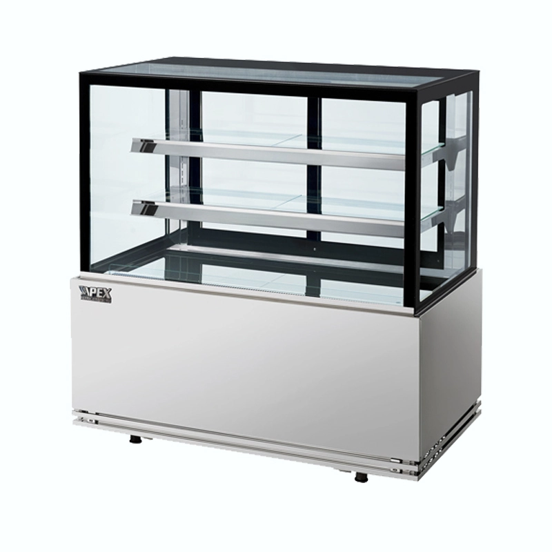 Vitrine à gâteaux sur pied (3 étagères carrées) 1
