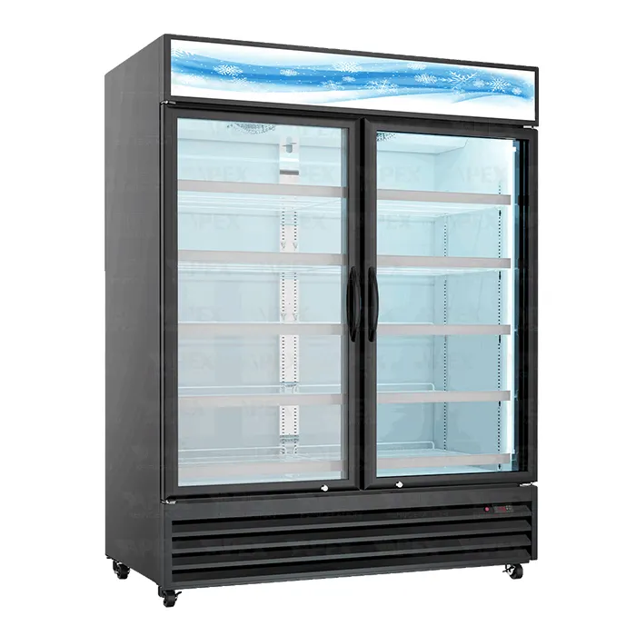 Upright Bottle Cooler 640 Liters/22.6 Cu.Ft - Fast Delivery - Apex Cool 2