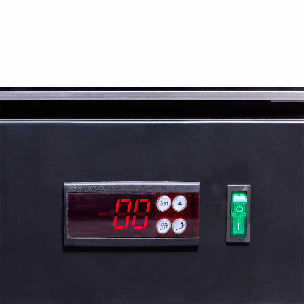 Four Doors Display Cooler Fridge with Full Glass Door for Beverage Wine 2