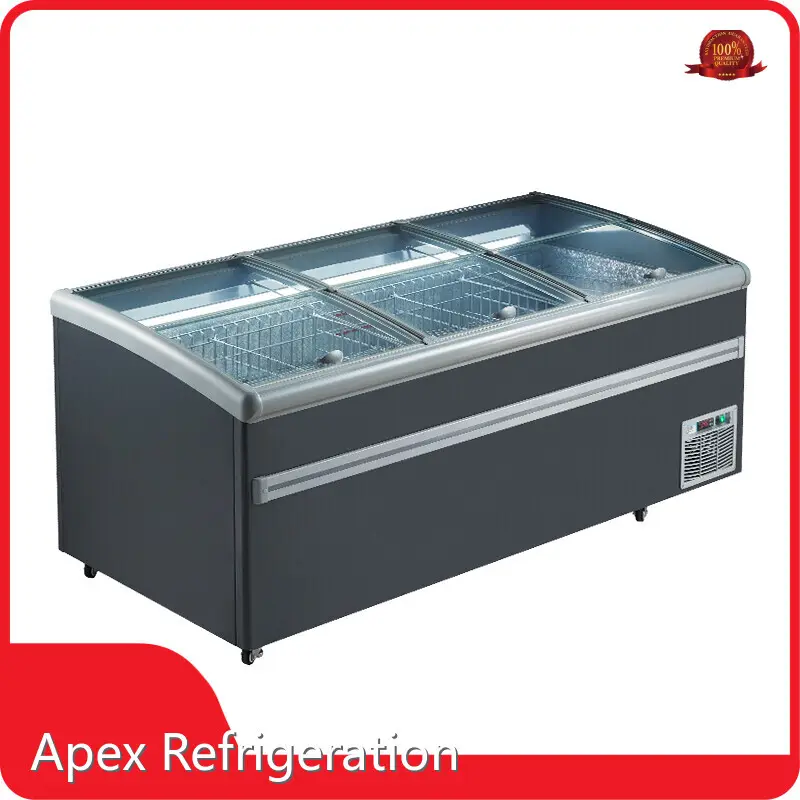 Bulk Glass Top Island Freezer Factory for Aquariums 1