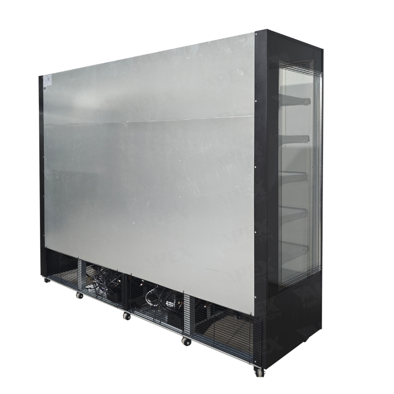 Enfriador vertical abierto para supermercados grandes MGC-2500 para verduras y frutas 4