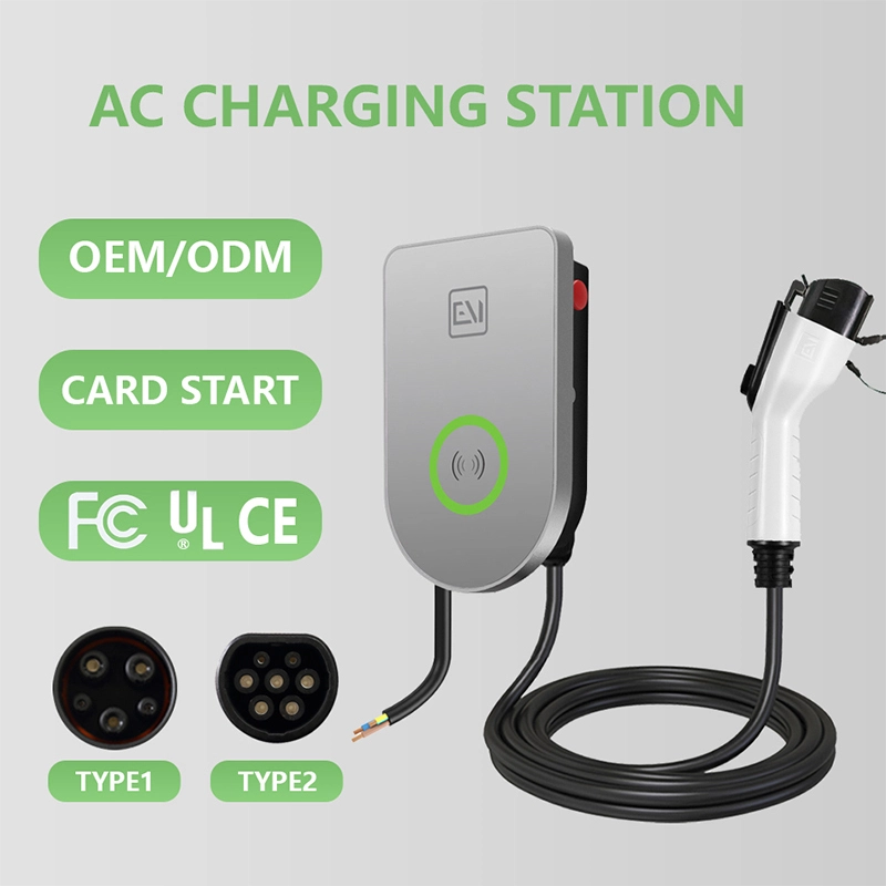 AC TYPE2 32A 7KW RFID-индикатор EV Charer B 1