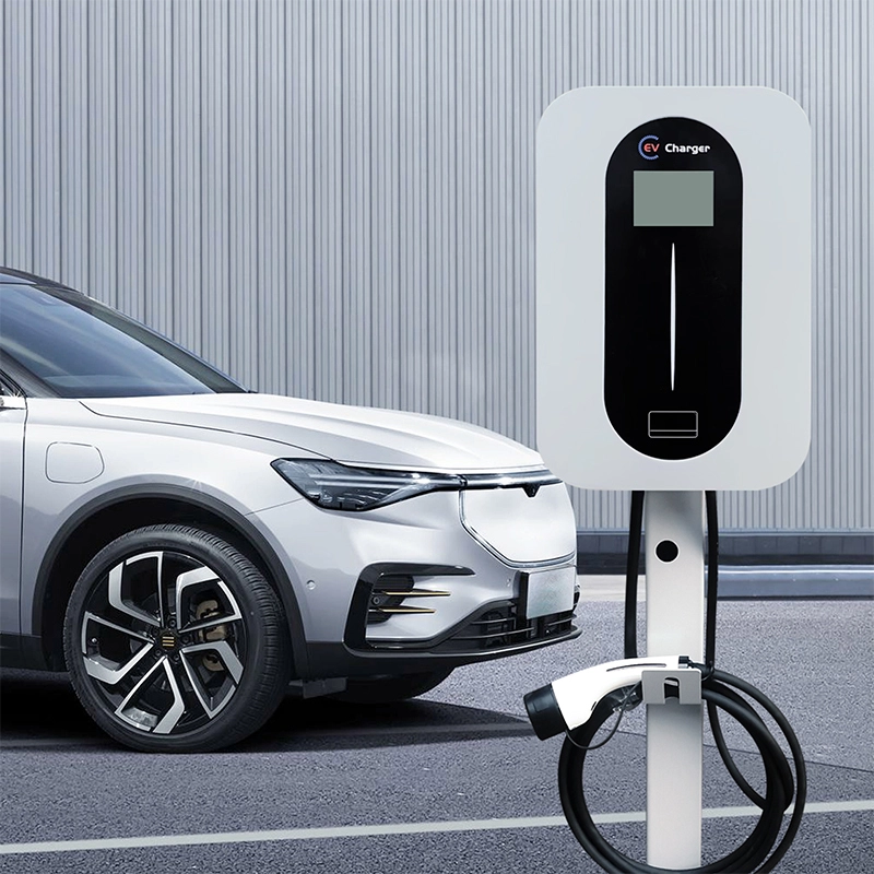 7/11/22kW EV Pila de carga Tipo 2 Estación de cargador eléctrico con carcasa robusta e impermeable 1