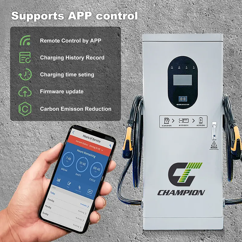 Custom Floor Mounted EV Chargers Champion 6