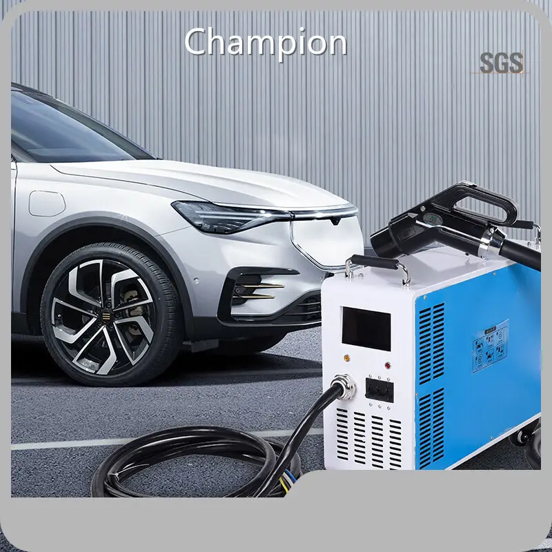 Cargador portátil para vehículos eléctricos de CC Champion Empresa 1
