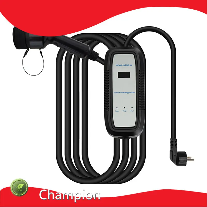 Carregador AC EV portátil personalizado Champion-1 1