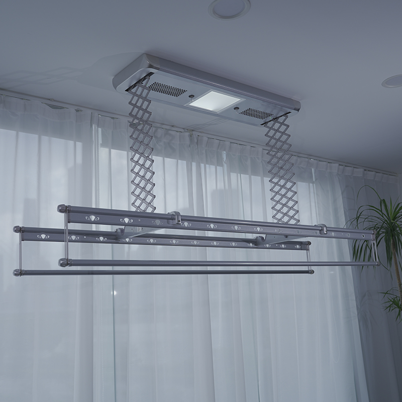 Electric Ceiling Mounted Clothing Rack With Air Drying Led Light S600 ...