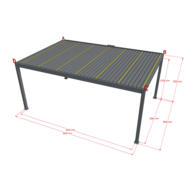 12x12 Pergola Kit by LIHUE 2