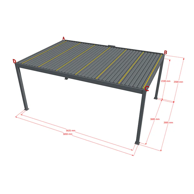 Custom Aluminum Pergola - - LIHUE-1 2