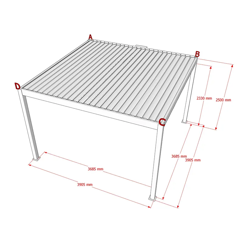 Enhance Your Outdoor Space With A Stunning Black Aluminum Pergola 1