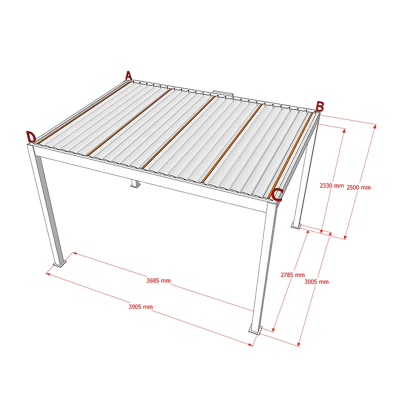 Standard Dimensions of a Pergola - - LIHUE 2