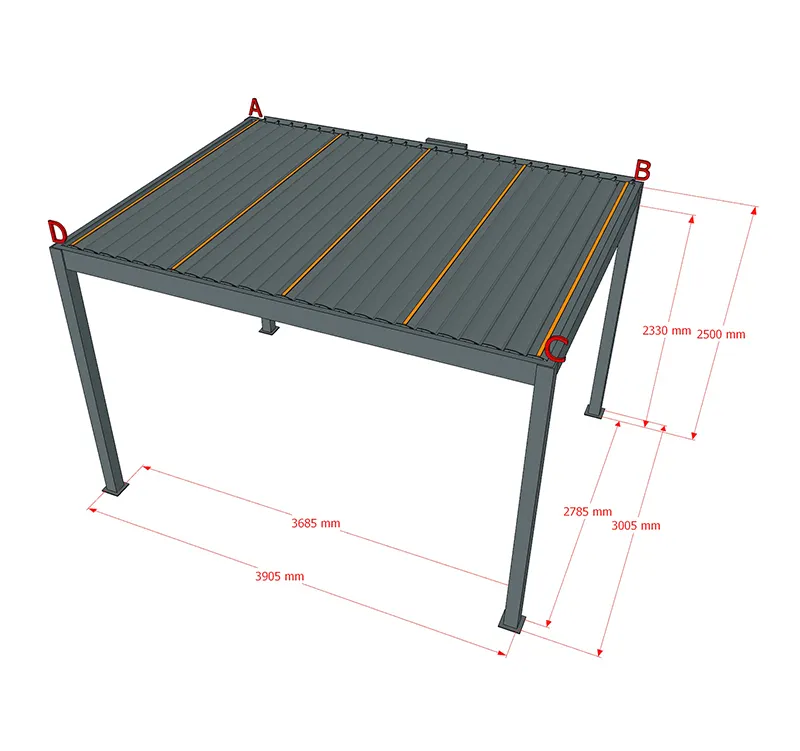 Standard Dimensions of a Pergola - - LIHUE 3