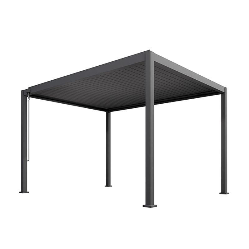 LIHUE Pérgola bioclimática para patio trasero con techo metálico de 3 x 4 m con luz solar 1