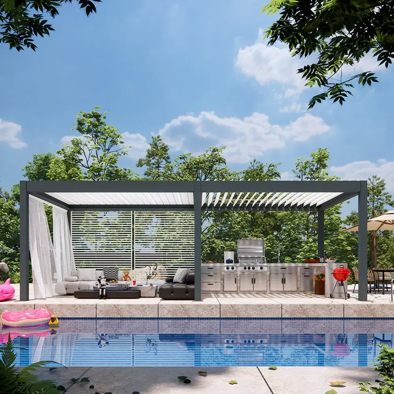 Louvered Roof Pergola Kits by LIHUE 2