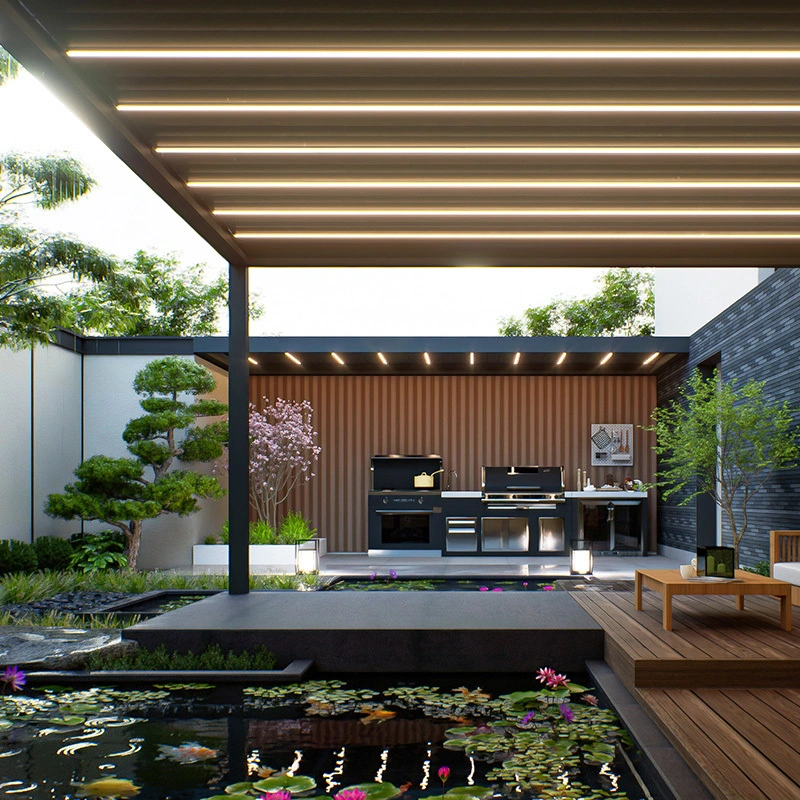 Aluminum Louvered Pergola Kits by LIHUE 4