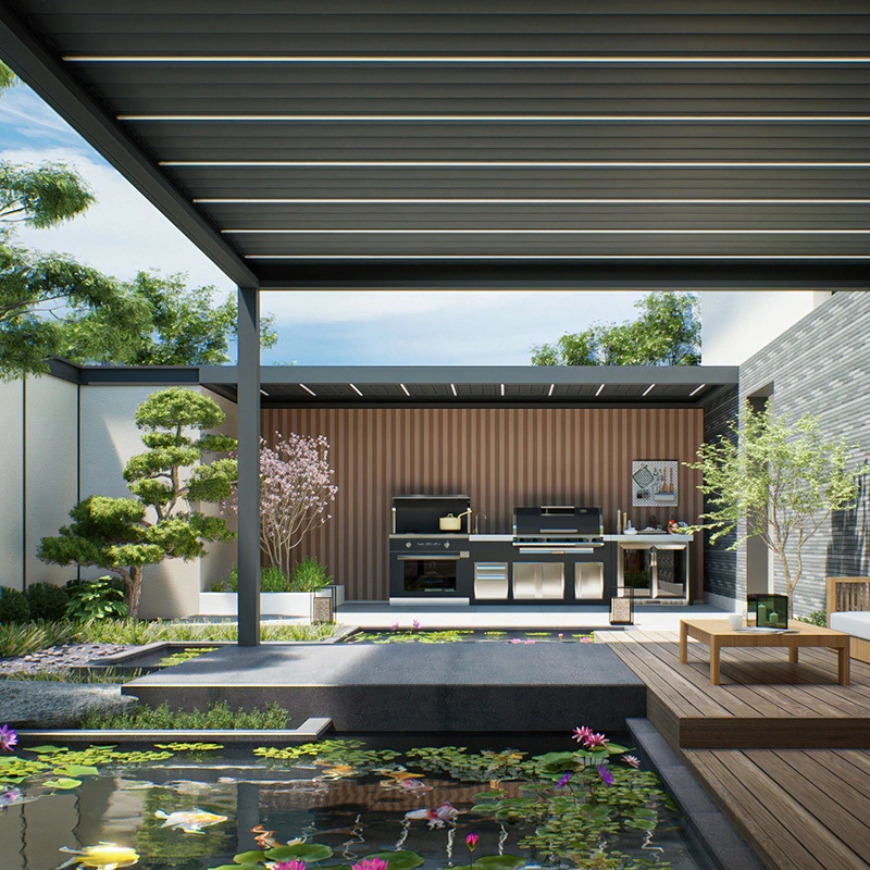 Aluminum Louvered Pergola Kits by LIHUE 3