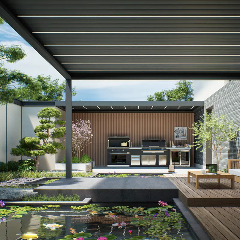 10x10 Aluminum Pergola - - LIHUE 3
