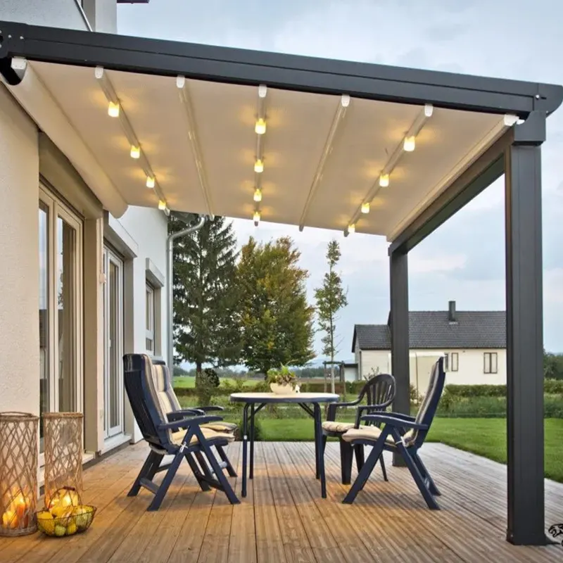 Aluminium Pergola with Adjustable Louvers by LIHUE 3