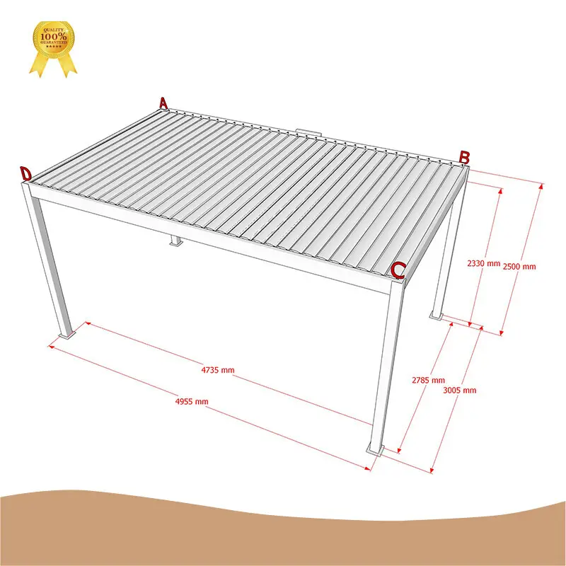 Pergola Alu 3x4 LIHUE Brand 1