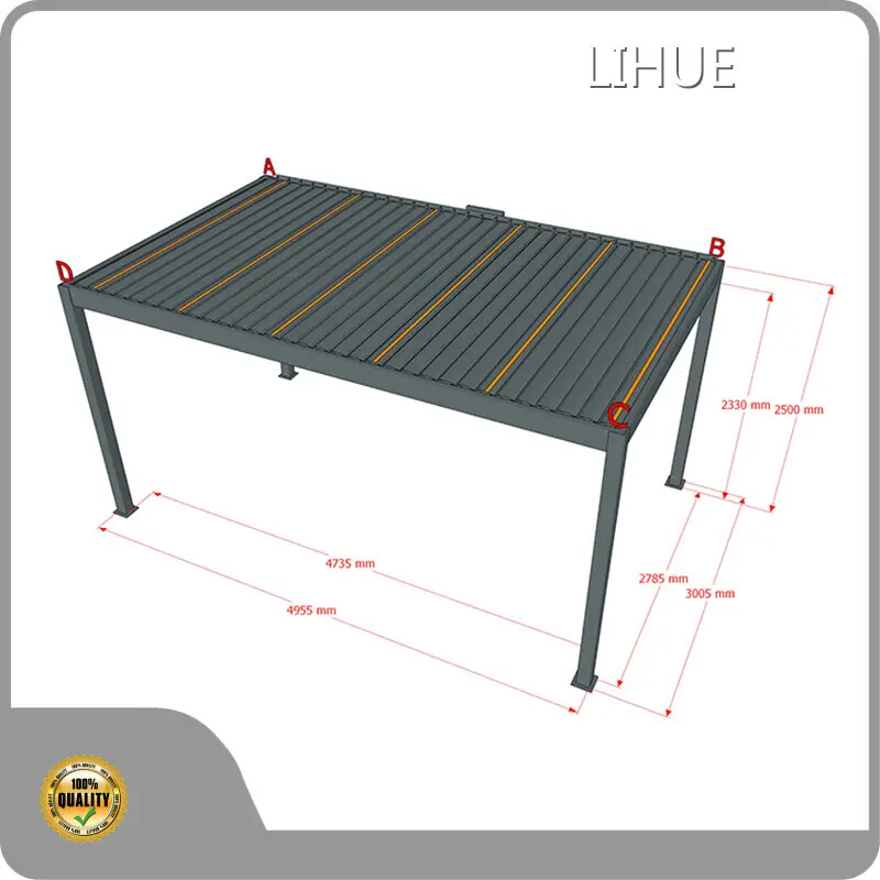 Freestanding Aluminum Pergola - - LIHUE 1