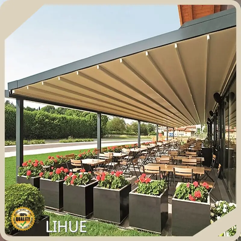 Retractable Aluminium Pergola - - LIHUE 1