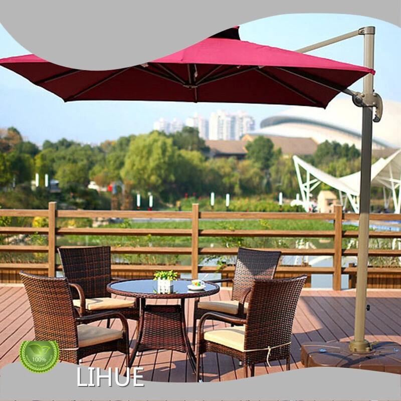 Outdoor Umbrella with Stand 10 Ft - - LIHUE 1