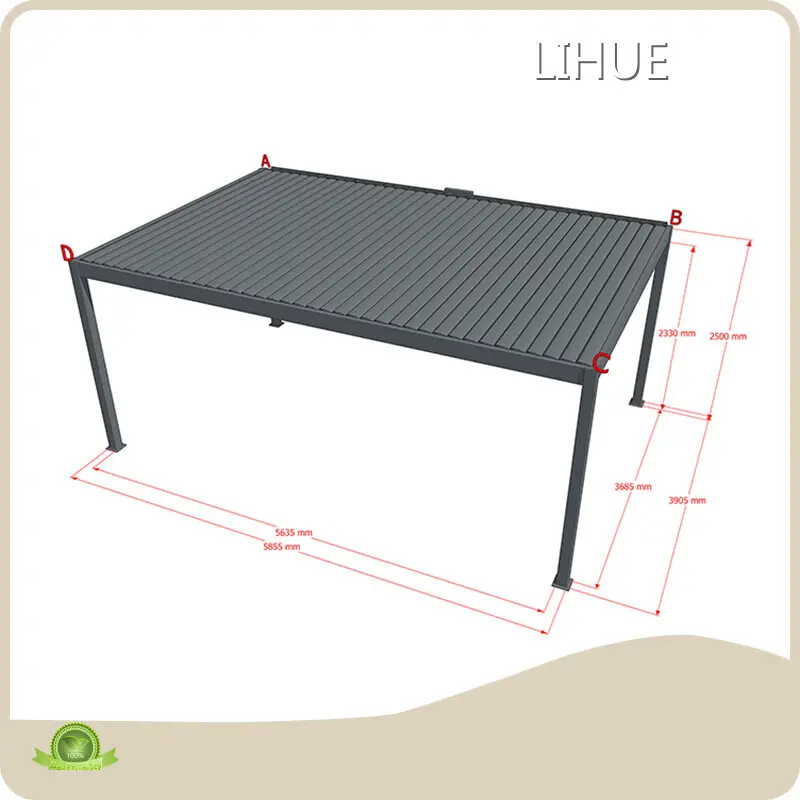 Gartenpavillon 3x4 Aluminium - - LIHUE 1