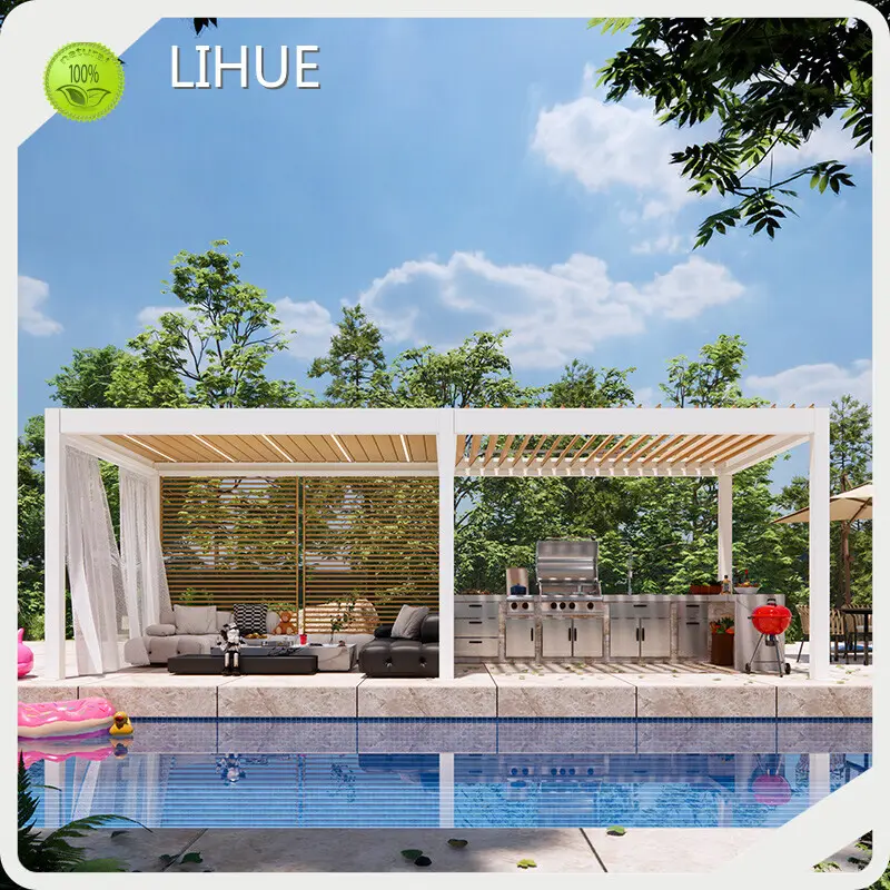 Motorized Louvered Pergola Kits by LIHUE-1 1
