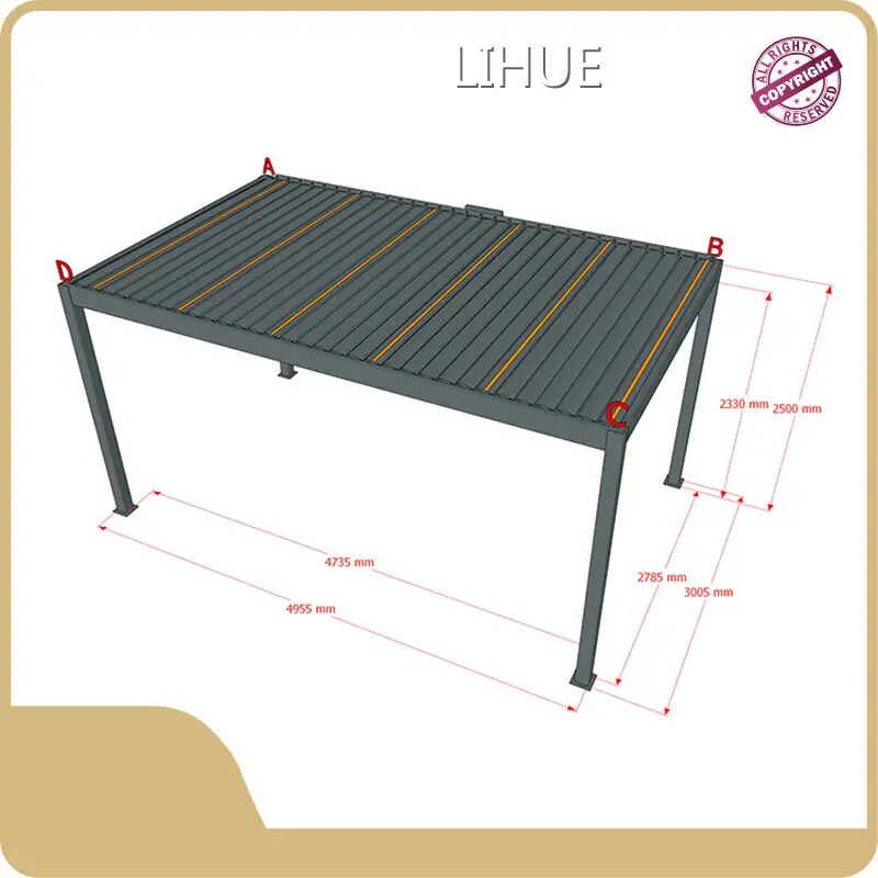Custom Aluminum Pergola - - LIHUE 1